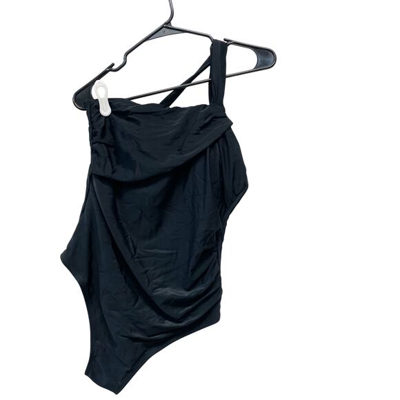 Cupshe Brazilian Obsession Asymmetrical Neck Tummy Control One Piece Swimsuit L - Picture 1 of 7